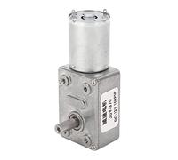 Ejoyous Motoriduttore DC Ad Albero Singolo da 12 Mm, Motoriduttore a Vite Senza Fine DC in Lega di Zinco 12V Autobloccante Reversibile da 4 a 25KG.CM Coppia per Attuatore per Tende Etichettatrice