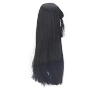 Ejoyous Parrucca da Bambola Dritta Lunga, 8-9 Pollici 1/3 BJD MSD Dod Pullip Bambola Parrucca per Capelli, Fai-da-te, Mazza di Modellazione della Simulazione con Frangia, Tessuto Morbido per Bambole