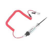 Ejoyous Penna per Test Automobilistici, Tester per Circuiti LED in Acciaio Inossidabile con Display Digitale, Test di Resistenza Alla Tensione e Alla Corrente, Clip per Filo a Molla, per Tecnici (#2)