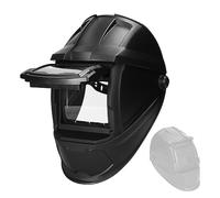 Ejoyous per Saldatura con Oscuramento Automatico per Saldatura Ad in Plastica 0,1 Ms Controllo dell'ombra LCD 266 ° F Isolamento Termico Ritardo Regolabile Casco Montato Sulla Testa per Lavori di