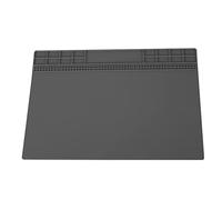 Ejoyous Piattaforma di Manutenzione Tappetino Termoisolante per Telefono Computer, Saldatura Tappetino in Silicone Resistente Al Calore Tappetino di Riparazione 35 X 25 Cm Ampia Area di (GREY)