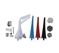 Ejoyous Piccola Turbina Eolica, Generatore Eolico in Fibra di Nylon 100W 3 Pale con Avviamento a Bassa velocità, Kit di Montaggio Generatore Ibrido Solare Eolico da 1,2 M per Cabina di Barca