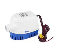 Ejoyous Pompa Dell'acqua di Bilge della Barca Sommergibile Automatica, Pompa per Bombole Marina 12 V 1100 GPH con Interruttore a Galleggiante, Uscita 1-1/8 "(29 mm)
