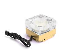 Ejoyous Pompa di Raffreddamento Ad Acqua Raffreddatore d'Acqua per Computer in Acrilico Alluminio 12V PWM 2600RPM 500L H Basso Rumore 4m Sollevamento G1 4 Filettatura per PC Costruttori di Sistemi