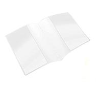 Ejoyous Porta Certificato di Vaccinazione, Copertura Protettiva in PVC Trasparente, Comodo Porta Carte per Tessera di Vaccinazione e Passaporto, 11X14,5 Cm per Viaggi Ed Eventi (Trasparente #26)