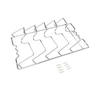 Ejoyous Porta-Coperchio Verticale per Pentole, Pratici Utensili da per Pentole Parete O Porta, con Superficie Cromata Pratico Accessorio da per Massimo di 5 Coperchi Ed è