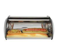 Ejoyous Portapane, Portapane in Acciaio Inox con Sportello Frontale, Contenitore per il Pane, Portapane Arrotolato, Portapane, Contenitore per Pane per Panini, Toast, Pagnotte, Pasticcini
