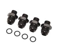 Ejoyous Raccordo Maschio ORB, Lega di Alluminio, Adattatore Multiuso per O-ring, 1500PSI per Pompa Carburante Radiatore Olio Rotaia di Carburante (6AN-8AN)