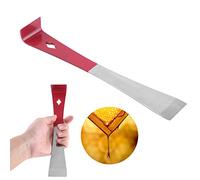 Ejoyous Raschietto per alveare, acciaio inox alveare strumento manuale apicoltura raschietto per apicoltura strizzacervelli attrezzature strumento rosso argento