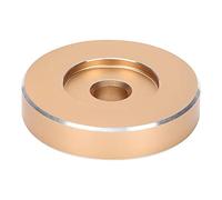 Ejoyous Record di Alluminio Turnable Adapter 45 Rpm Adattatore di Serraggio di Conversione a Foro Grande con Un'oscillazione Stabile per il Buco per la Maggior Parte dei Record (GOLD)
