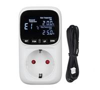 Ejoyous Regolatore Digitale della Temperatura, Presa Termostato 230 V con Display Illuminato con modalità di Riscaldamento e Raffreddamento per Serra, Terrario, Frigorifero