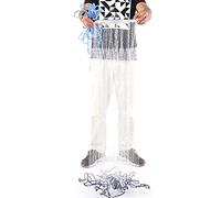 Ejoyous Rete da Pesca in Nylon Monofilamento, Rete da Pesca di Lancio della Mano con Corda della Mano 8m e Anello di Assistenza Portatile Rete per Esche Pesci Maglia a 0,5 Dita Piccola 2,4 m