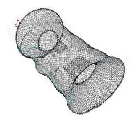 Ejoyous Rete da Pesca Trappola Nylon Cilindrica Pieghevole, 3 Misure, for | Trappola per Granchi in Nylon e Filo D'acciaio, per Aragoste, Gamberi e Anguille, con Gancio di Recupero incluso.