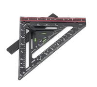 Ejoyous Righello Pieghevole in Plastica, Squadra da Carpentiere Leggera con Asta di Posizionamento Integrata, Strumento di Misurazione Accurato per la Lavorazione del Legno e l'architettura