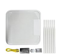 Ejoyous Router Wireless 3000M, Ripetitore Dual Band con Antenne 6x7dBi, Amplificatore Segnale Esterno IP67, 5 modalità, AX3000 WiFi 6, Alimentazione POE per Garage, Cortile Domestico (Spina europea)
