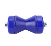 Ejoyous Rullo di Prua Rullo per Rimorchio per Barche in PVC da 3 Pollici con Campane dell'estremità dell'albero da 1/2 Pollici Assorbimento degli Urti a Contatto con Lo Scafo Liscio per Il