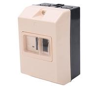 Ejoyous Scatola Interruttore Automatico Impermeabile, Alloggiamento Ignifugo in Materiale ABS Resistente Alla Corrosione, con Funzione di Rifiuto del Palmo, per GV2 MC02 GV2 ME