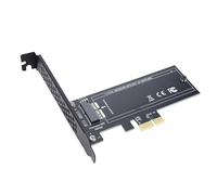 Ejoyous Scheda Adattatore PCI-E 1X PCB SSD a M.2 Adattatore KEY-M PCI-E 4.0 Plug and Play 12 più 16 Pin per Pro 2013-2017 per Utenti 10 11 e