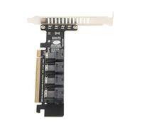 Ejoyous Scheda Adattatore PCIE a U.2, Materiale PCB, Scheda di Espansione NVME U.2 a 4 Porte con Prestazioni Ad Alta velocità per Workstation Server di Archiviazione