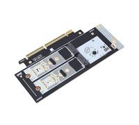 Ejoyous Scheda di Espansione NVMe a PCIe 5.0 X8 PCB M.2 Adattatore NVMe a PCIe per SSD 2230 2242 2260 2280 Plug and Play per Trasferimento File di Workstation da Gioco