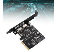 Ejoyous Scheda di Espansione USB 3.2 Scheda di Espansione Desktop con Chip ASM3142 10 Gbps Tipo C e Tipo A PCIe Hot Plug 15 Pin Alimentazione per PC Builder Office Workstation