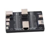 Ejoyous Scheda di Rilevamento Cavo Dati PCB Scheda Tester Cavo USB con 32 Indicatori LED per USB 3.2 Tipo C 24 Pin RJ45 Micro B Tipo B Controllo per Tecnici di Riparazione