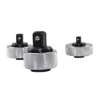 Ejoyous Set a Cricchetto di Dito, 3pcs 45 Denti 1/2 Pollici, 39 Denti 3/8 Pollici, 43 Chiave per 1/4 con Meccanismo di Perno Maniglia a Trattenimento, Cuscinetto a Sfera Caricato a Molla,