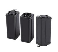 Ejoyous Set Adattatori XLR ABS e Lega di Zinco Adattatore XLR Maschio a Femmina Connettore a 3 Pin 3 con Chiusura a Scatto per Mixer Microfono Amplificatore Studio Palco PA