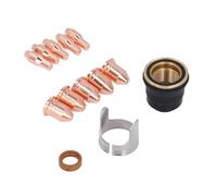 Ejoyous Set Consumabili per Cannello da Taglio Al, Materiale in Ottone, Elettrodo con Punta Precisa, Facile Montaggio per Macchine da Taglio Al CUT 55DS Pro e CUT 65DS