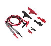 Ejoyous Set di Clip per Cavi di Prova, Set di Cavi per Test Automobilistici PA in Ottone PVC da 30 V CA A 60 V CC 19 A con Clip A Coccodrillo e Kit Sonda per Laboratori di Riparazione Diagnostica Auto