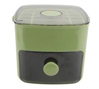 Ejoyous Set di Contenitori Cubetti di Ghiaccio, 2 Forme di Ghiaccio 1 Scatola di Conservazione 120 Cubi di Ghiaccio a Pressione Progettazione di Materiale PP Alimentare con Manico (GREEN)