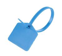 Ejoyous Set di Fascette per Cavi da 100 Pezzi, Gestione dei Cavi Supporto per da Scrivania Organizzazione dei Etichette per da Viaggio Etichette Portacavi con Chiusura (BLUE)