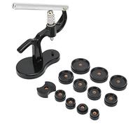 Ejoyous Set Pressa Orologio Professionale, Chiudi Cassa Posteriore Orologio Utensile per orologio pressa strumento per la riparazione dell'orologio con 12 piastre di pressione inserti in plastica
