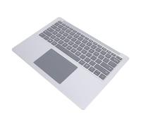 Ejoyous Sostituzione OEM in Metallo ABS con Poggiapolsi per Tastiera e Touchpad per Laptop di Dimensioni Standard con Layout QWERTY USA per Laptop 3 4 5 1951 13,5 Pollici Uso di Riparazione (SILVER)