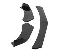 Ejoyous Spoiler anteriore universale, labbro sottoparaurti per auto, colore: nero