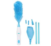 Ejoyous Spolverino Elettrico, Spolverino Rotante a 360° Tergicristallo Statico Lungo Estensibile per Tende da Finestra e Mobili