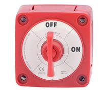 Ejoyous Staccabatteria da 300 A Staccabatteria Marino in ABS e Rame Rosso ON Off A Circuito Singolo 48VDC IP66 per Yacht Auto Modificate Isolamento dell'alimentazione di Emergenza