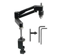 Ejoyous Staffa a Sbalzo per Maschiatura, Braccio di Supporto Verticale/orizzontale per Maschiatura in Lega di Alluminio CNC con Corsa di 130 Mm e Morsetto Staccabile per Staffa per