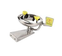 Ejoyous Stazione di Lavaggio degli Occhi, Base Ispessita a Doppio Ugello Flusso d'acqua Stabile Flusso Ad Alta Efficienza Emergenza per Occhio per il Luogo di Lavoro di Fabbrica di Laboratorio