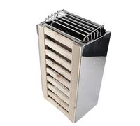 Ejoyous Stufa per Sauna Riscaldatore per Sauna in Acciaio Inossidabile 3.6KW 230V Controllo Interno Apparecchio di Riscaldamento Compatto per 3 a 6m³ Appartamento Hotel Piscina Coperta Centro Fitness