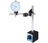 Ejoyous Supporto magnetico con misuratore, campo di misurazione 0-5/10 mm, precisione di visualizzazione 0,01 mm, base magnetica, digitale, misuratore, acciaio al carbonio, plastica