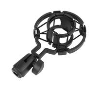 Ejoyous Supporto Universale per Microfono con Supporto Antiurto in ABS, Clip per Microfono, per a Condensatore da 42 a 46 Mm, Anello Interno Antivibrazione, 3/8 Pollici e Filettature M16 per lo