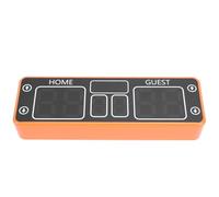 Ejoyous Tabellone Segnapunti Digitale ABS PC LED Segnapunti con Batteria da 2000 mAh Punteggio da 0 a 99 99 59 Conto alla Rovescia Controlli Touch per Interni Ed Esterni Basket -Pong (Orange)