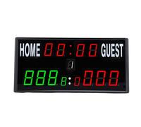 Ejoyous Tabellone Segnapunti Elettronico a LED in Lega di Alluminio con Telecomando 99 Minuti e 59 Secondi Conto alla Rovescia Display 24 Ore per Basket Pong Badminton