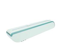 Ejoyous Taglierina per Pellicola Trasparente Taglierina per Dispenser di Involucro in Plastica ABS con Ventose e Base Magnetica 15,6 X 2,4 X 2,6 Pollici per Carta Cerata per Pellicola Trasparente da