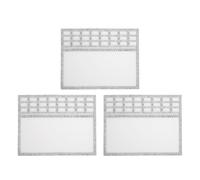 Ejoyous Tappetino per Creazione di Gioielli con Perline, Materiale in Feltro, Vassoio per Perline da 3 Pezzi con Scala di Misurazione per Braccialetti Fai da Te e Progetti Artigianali (Sentito 2)