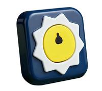 Ejoyous Tappo per Maniglia per Porta dei Cartoni Animati, Materiale in PVC, Impatto Sui Cuscini, Riduce il Rumore per Uso Domestico e in Ufficio (Leone)