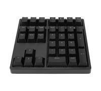 Ejoyous Tastierino Numerico Meccanico, Tastierino Numerico Cablato USB con 34 Tasti, Interruttore Blu, Retroilluminazione RGB, Layout Tasti Gradini, per PC Desktop Portatile Mac OS (BLACK)