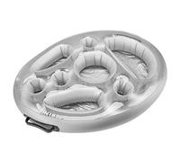 Ejoyous Tavolo Gonfiabile Galleggiante per Bevande, 70x50cm PVC | Accessorio per piscina 27,6x19,7 pollici, deposito stabile di frutta multi-oggetto, uso lounge vasca idromassaggio,