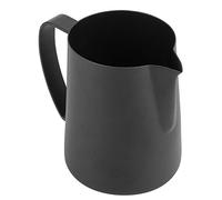 Ejoyous Tazza per caffè Latte, Brocca per Schiuma in Acciaio Inossidabile 304 Nera Opaca, Beccuccio Aquila, Corpo Tazza Integrato, per Schiuma di Latte per l'arte del caffè, Uso Domestico per